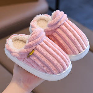 2025 High Quality New Thick Sole Unisex Size Couple Slippers <b>Kids</b> Cotton <b>Shoes</b> Anti-Slip Warm Home Flat Furry Slippers <b>shoes</b> - Product Image 3