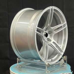 SAiLen Gran Oferta Llantas de Aleación Forjadas Cóncavas Profundas 5x112/120/130 de 18-22 Pulgadas, Acabado Negro Semibrillante, Multirradio para Audi, 5 Años de Garantía - Product Image 2