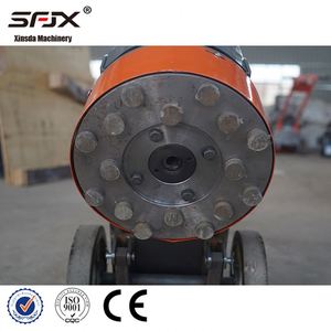 Meuleuse à béton manuelle orange avec moteur 380V, machine de polissage de sol industrielle - Product Image 5