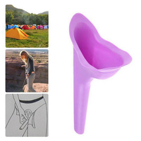Dispositif Urinoir Féminin Portable en Silicone Doux pour Uriner Debout – Produit d'Hygiène pour Femme en Camping