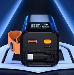 20000mAh ngân hàng điện với 70cm USB C cáp có thể thu vào 100W siêu nhanh sạc Màn hình TFT ngân hàng điện 20000mAh - Product Image 6