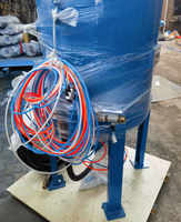 Mini sablage pneumatique mobile haute pression pour l'élimination de la rouille sur structures en acier, navires, véhicules et grues à tour