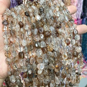 Wholesale Drilled Irregular Natural Crystal Stone Beads Freeform Chips With Hole Loose Beads <b>String</b> for DIY Jewelry - Product Image 4