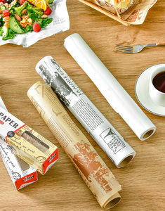 Papel de Cocina Antiadherente Desechable para Freidora de Aire KLH237 de Grado Alimenticio, Papel Absorbente de Aceite para Hornear - Product Image 4