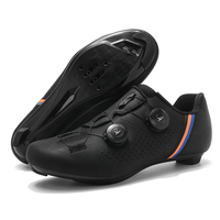 Bottes de cyclisme urbaines EKorid pour hommes et femmes, tige en microfibre respirante et doublure en mesh, chaussures à semelle rigide pour la montagne et la route