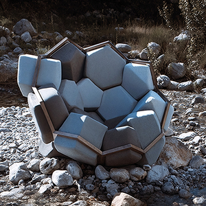 Fauteuil Modulaire Créatif Fait Main de Luxe Nordique Moderne pour Hôtel, Villa, Chambre à Coucher - Modèle <span class=keywords><strong>Quartz</strong></span> - Product Image 6