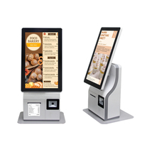 Caja Registradora con Pantalla Táctil de 15.6 Pulgadas, Sistema POS Todo en Uno, Kiosco de Pago de Autoservicio con Impresora, Escáner y Terminal