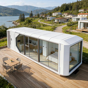 <span class=keywords><strong>Capsule</strong></span> spatiale préfabriquée modulaire en aluminium sur mesure, super grande, écologique, insonorisée, pour bureau ou habitation - Product Image 2