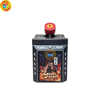 Mini borne d'arcade de boxe King, faible consommation, cabinet métallique, machine de test de force de frappe pour les salles de jeux branchées