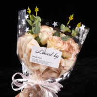 Nouvelle arrivée en plastique Transparent Bopp Roll Film Cellophane papier imprimé Bopp Film pour fleurs biscuits Snack Emballage