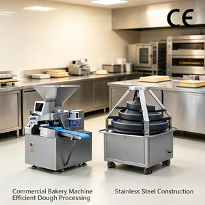 Machine à bouler la pâte pour boulangerie commerciale, laminoir et coupe-pâte, machine à rouler la pâte à <span class=keywords><strong>pizza</strong></span>, diviseuse et arrondisseuse de pâte automatique - Product Image 2