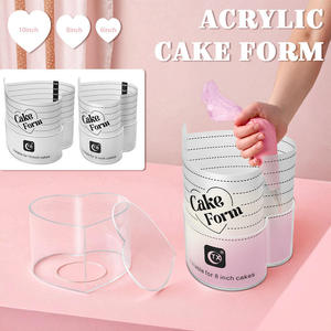 Base de Acrílico para Pastel de 4, 5, 6, 8 y 10 Pulgadas, Herramientas para Repostería, Kit de Decoración de Pasteles para Reposteros Caseros - Product Image 6
