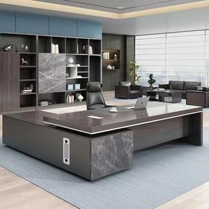 Precio DE FÁBRICA DE <span class=keywords><strong>Guangzhou</strong></span>, muebles de oficina modernos, gerente de madera en forma de L, muebles de oficina ejecutivos, mesa y silla - Product Image 5