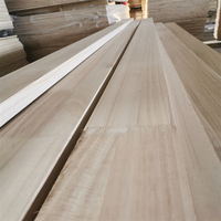 Stable Material Paulownia Finger Jointed Solid Timber Boards Finger Joint Timber Wood Strip