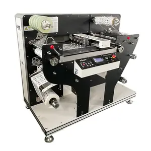 VR320 Roll to Roll Label Cutter Rotary Label Die Cutting Machine Paper Processing Machinery