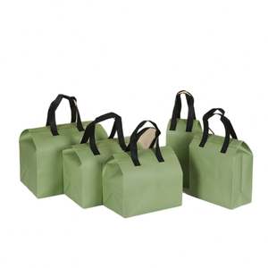 Sacs d'emballage alimentaire isothermes personnalisés en non-tissé laminé aluminium écologique avec poignée épaule pour thé au lait et boissons de nuit - Product Image 4