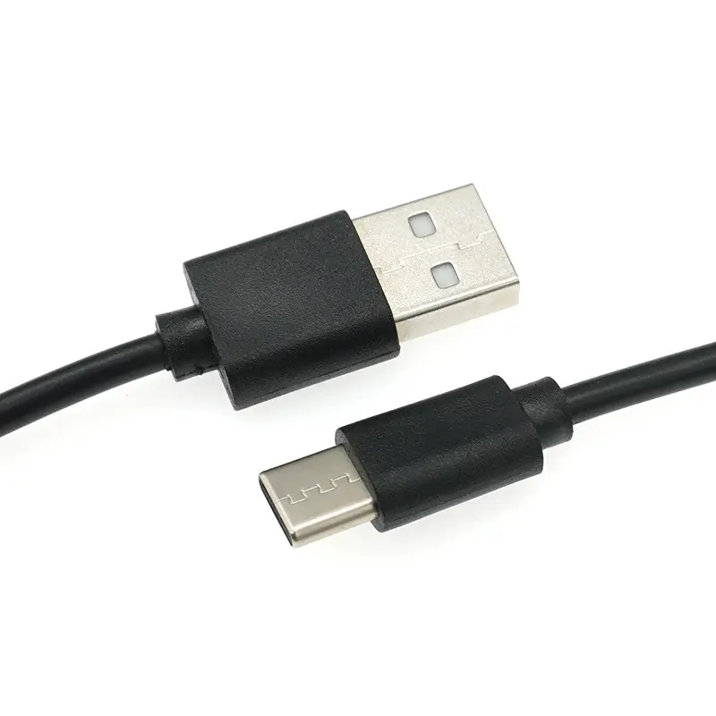 Оптовая продажа, быстрый USB-кабель 1 м 2 м 3 м, USB-C к USB-кабелю, тип быстрой передачи данных, тип c, кабель 2А, черный, белый цвет