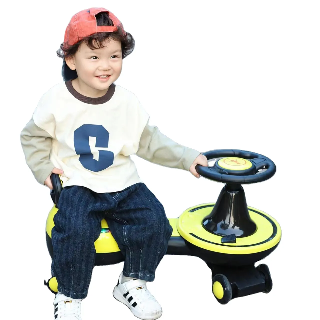china hot sale toy Children Baby Twist Car Swing Wiggle Car with led music light Baby Swing Car manufacturer