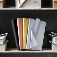 Emballage cadeau personnalisé en papier fin coloré, écologique, biodégradable et recyclable pour vêtements