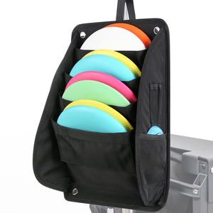 <span class=keywords><strong>Pochette</strong></span> de chariot de disc-golf OEM d'usine, organisateur de poche pour putter avec poches latérales, capacité de 8 putters et accessoires - Product Image 1