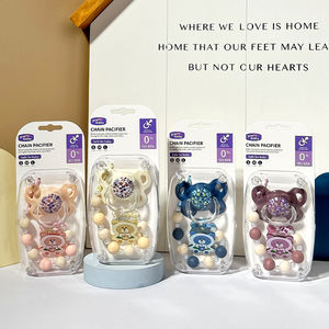 Conception populaire sans Bpa nouveau-né Silicone mangeoire <span class=keywords><strong>sucette</strong></span> bébé Anti perte dessin animé <span class=keywords><strong>sucette</strong></span> - Product Image 2