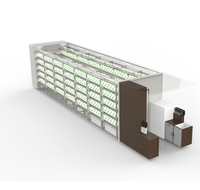 Projet clé en main 40HQ : Ferme intelligente, conteneur de culture hydroponique, système de culture verticale, ferme en conteneurs