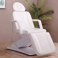 Salon de haute qualité meubles de beauté table de massage électrique lit de cils du visage avec 3 moteurs CE chaise de tatouage réglable lit de beauté