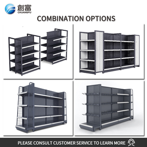 Scaffale Espositivo Regolabile a Doppio Lato per Supermercati, <span class=keywords><strong>in</strong></span> Acciaio, <span class=keywords><strong>Dimensioni</strong></span> Personalizzabili, Certificato ISO9001/CE/TUV/BV - Product Image 4