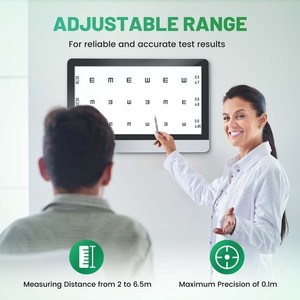Tableau d'acuité visuelle numérique LCD de 21,5 pouces, moniteur de <span class=keywords><strong>test</strong></span> optique de la <span class=keywords><strong>vision</strong></span>, écran d'optotypes pour examen ophtalmique - Product Image 6