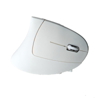 Souris optique sans fil ergonomique de jeu 2,4 GHz, double mode, LED, batterie rechargeable intégrée, certifiée ROHS, réduction du bruit, USB pour le bureau