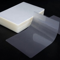 Pochettes de plastification thermique en PVC transparent A4 Film de plastification thermique de surface brillante pour l'amélioration de la photo Photo