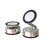 Nouveaux supports de téléphone et tablette portables en alliage d'aluminium magnétique rotatifs à 360 degrés, angle réglable, utilisation intérieure/extérieure, support de bureau flexible