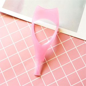 <span class=keywords><strong>3</strong></span> en 1 maquillaje máscara escudo protector rizador aplicador peine guía tarjeta maquillaje belleza herramienta cosmética herramientas de pestañas - Product Image 6