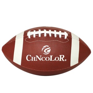 Özel boyut 9 resmi amerikan futbolu PVC deri baskılı Logo özel renk OEM eğitim maçları için kullanılabilir-fabrika örnek - Product Image 3