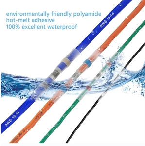 Kit de connecteurs à sertir thermorétractables étanches à prix abordable pour fils en <span class=keywords><strong>silicone</strong></span>, bornes <span class=keywords><strong>électrique</strong></span>s isolées - Product Image 3