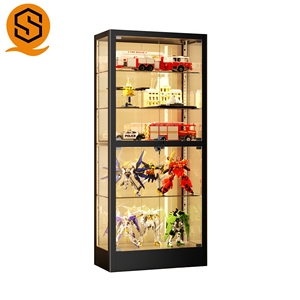 Mostrador <span class=keywords><strong>de</strong></span> Vidrio Transparente con Diseño Personalizado, Multicapa, Decorativo, para Compradores Individuales, <span class=keywords><strong>Coleccionistas</strong></span>, para Decoración del Hogar - Product Image 5