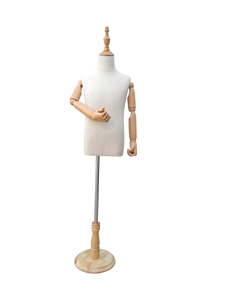 Child Mannequin Torso Body HalfLength Mannequin <strong>Clothes</strong> <strong>Prop</strong> Rack Adjustable Height Dummy Clothing Store Window Display Stand - Product Image 3