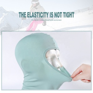 Extérieur Coupe-Vent <span class=keywords><strong>Casque</strong></span> De Cyclisme Doublure Élastique Plaine Un Trou Moto Mince D'été Cagoule Impression Personnalisée - Product Image 5