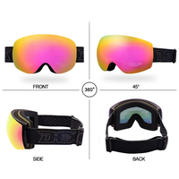 Casque de ski unisexe avec visière intégrée, coque en ABS, noyau en EPS, boucle à dégagement rapide, aérations réglables, équipement de ski d'hiver