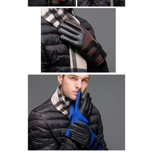 Gants de moto imperméables pour hommes, chauds et résistants au froid, antidérapants, écran tactile, coupe-vent, doublés de velours épais - Product Image 6