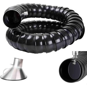 Bras extracteur de fumée de soudure flexible réglable de 3,0 m avec capot de 200 mm, parfait pour l'assemblage électronique, les postes de travail, le soudage - Product Image 1
