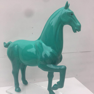 Özel çin Retro bronz hayvan heykel hayat-boyutu Hippo at açık çin yeni yıl süslemeleri için bahçe zanaat