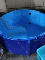 Bâche pliable légère et portable en PVC pour équipement d'aquaculture en extérieur, bassin de pêche