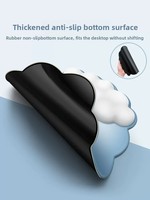 Support de poignet et tapis de souris en mousse à mémoire de forme à dégradé nuageux avec repose-poignet pour clavier 265x250x20mm, article unique, vente en gros