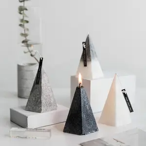Home Decorative Iceberg Candles Soy Wax Scented Aromatherapy Fragrance Candle Gifts Paraffin 3D Cone Household Romantic Props