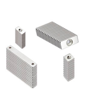 סט יחיד מקרר חור מרובע כפול מרובעים n35 כיתה חזק niodymium פלדה דלת מרוקע עיבוד מגנטי - Product Image 6