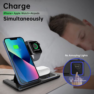 <span class=keywords><strong>Chargeur</strong></span> sans fil 15w 3 en 1 Station de charge pliable et rapide pour <span class=keywords><strong>Iphone</strong></span> 13 12 11 Pro Xs <span class=keywords><strong>Xr</strong></span> X Se 8 8 Plus <span class=keywords><strong>Apple</strong></span> Watch Airpods - Product Image 6