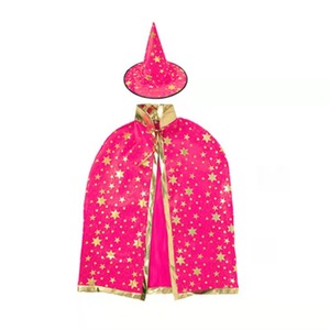 2022 Mehrfarbiger Kinder-Umhang Pentagramm Zauberer Hexen Halloween-Party-Kostüme Kinder-Umhänge - Product Image 6