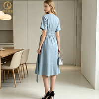 Fabricant de vêtements Non défini Haute Qualité Robes pour Dames Personnalisées Fournisseur de Robe de Mode Midi pour Femmes en Coton