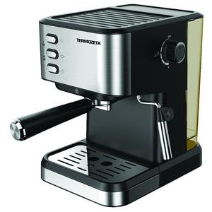 Termozeta 4 en 1, Máquina de Espresso Eléctrica Semiautomática de Acero Inoxidable, Varilla de Vapor, Bandeja de Goteo, 15 Bares de Presión, Uso Doméstico - Product Image 1